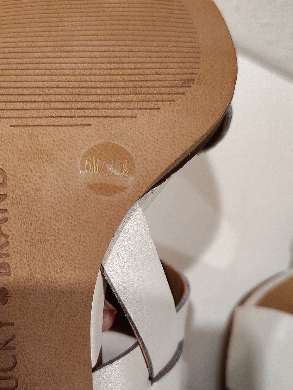 Lucky Brand Slingback Heels Size 6M - Picture 6 of 8